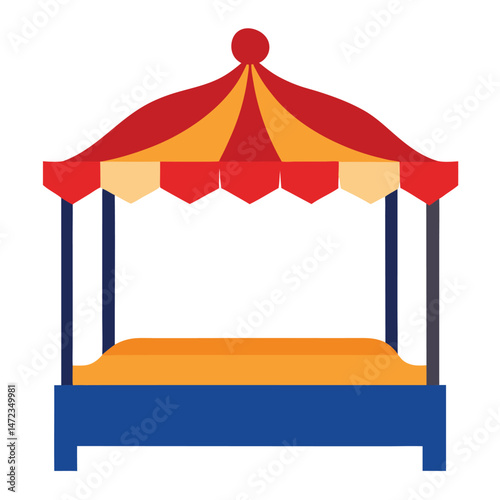 circus tent vector illustration