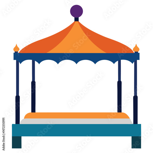 circus tent vector illustration