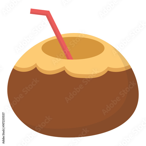 Summer Sticker Illustration
