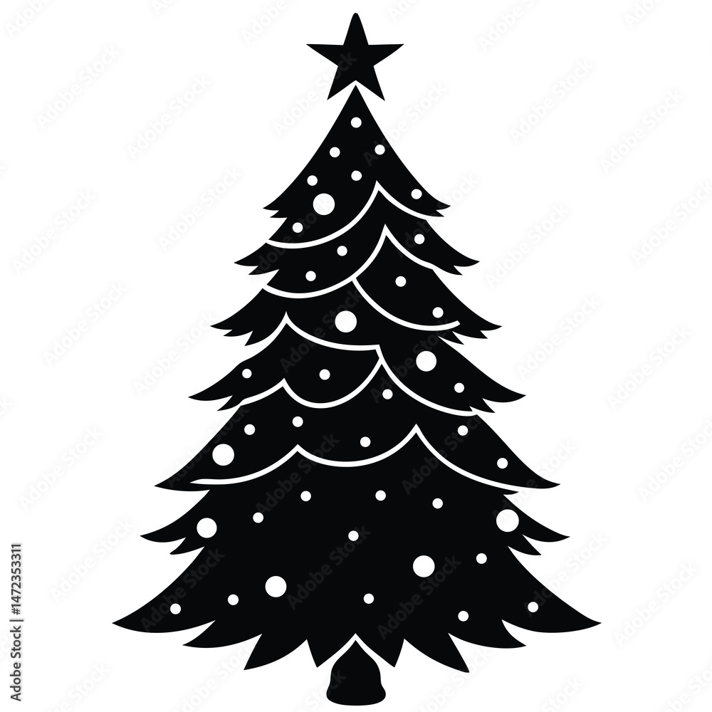 Christmas tree vector Christmas tree vector