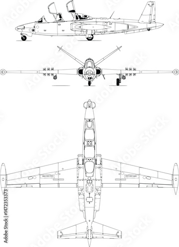A?rospatiale_(Fouga)_CM.170_Magister.eps