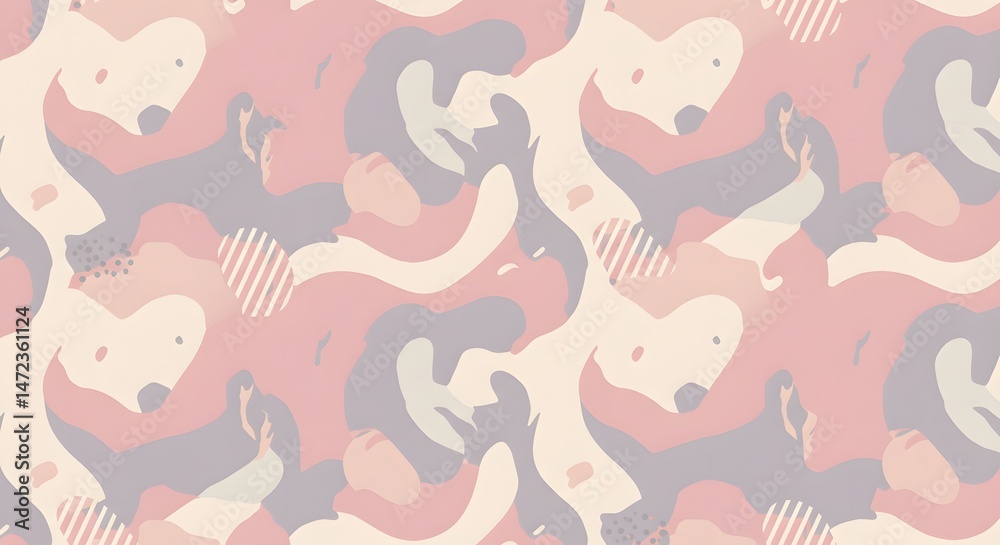 Fototapeta premium Seamless Pattern for Branding and Packaging