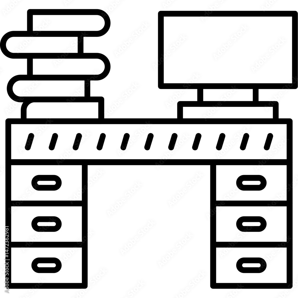 Obraz premium Table Icon