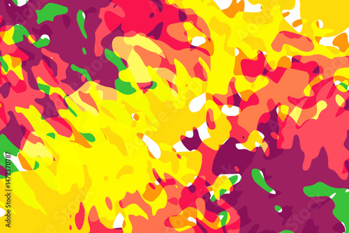 Abstract multi colored background. The texture of the overlay of watercolor spots. Vector illustration for projects