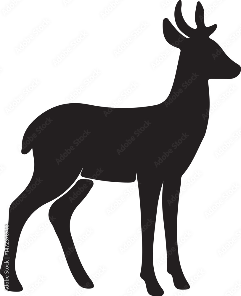 Fototapeta premium deer silhouette