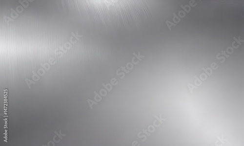 Modern silver background, brushed aluminum effect, subtle gradient ,  background,  shadow,  contemporary