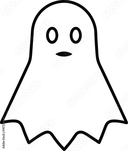 halloween ghost vector illustration