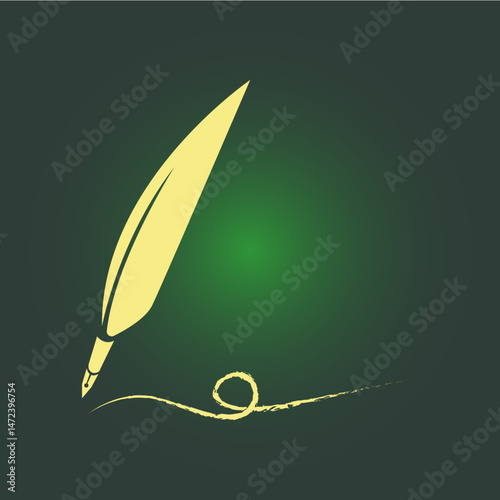 Pen trendy artwork marvelous abstract vector illustration colorful useful design
