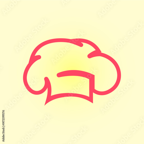 Chef trendy artwork wonderful abstract vector illustration colorful useful design