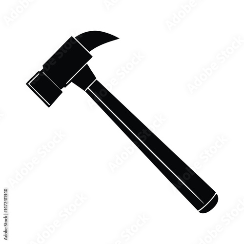 Hammer illustration vector art hammer isolated on white background