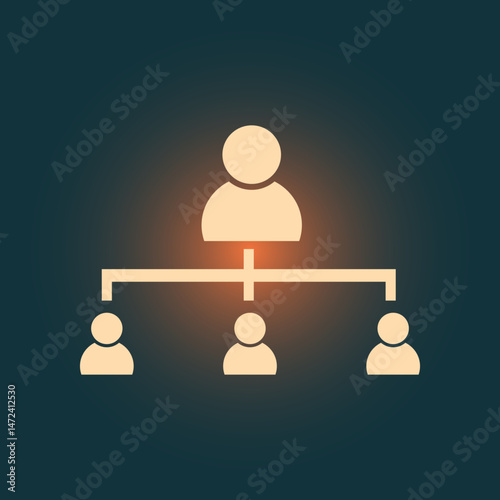 Meeting trendy icon honest abstract vector illustration colorful artwork beautiful design