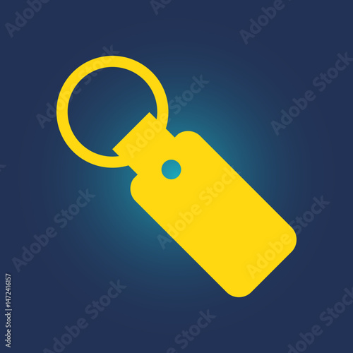 Key Chain trendy icon ethical abstract vector illustration colorful artwork beautiful design
