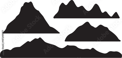 vector illustration of a mountain landscape