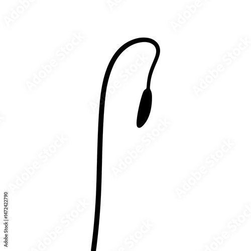 Minimalist Street Lamp Silhouette