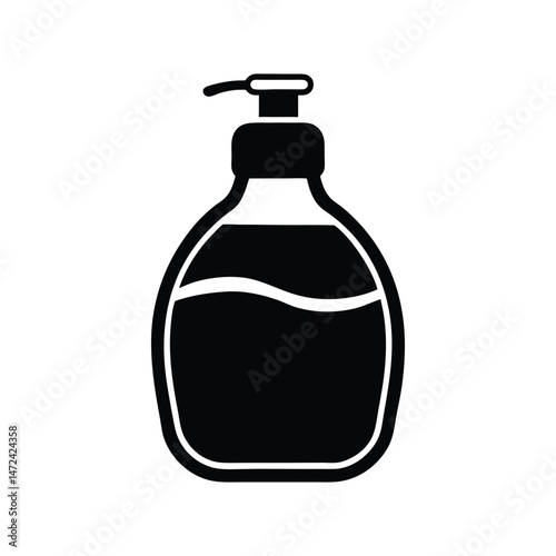 bottle of perfume & Dish soap illustration vector art