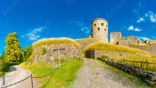 Obraz na płótnie Festung Bohus in Schweden w salonie