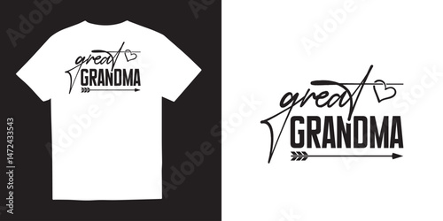 Great grandma tshirt design, Grandma SVG tshirt design, grandmother svg png, Cut Files for Cricut, grandparents day, Happy Mother Day