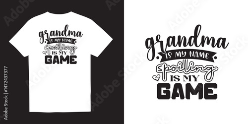 Grandma is my name shoiling is my game tshirt design, Grandma SVG tshirt design, grandmother svg png, Cut Files for Cricut, grandparents day, Happy Mother Day