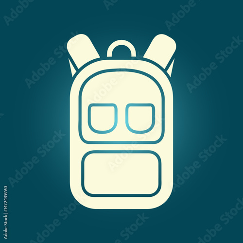 Bag trendy artwork glorious abstract vector illustration colorful useful design