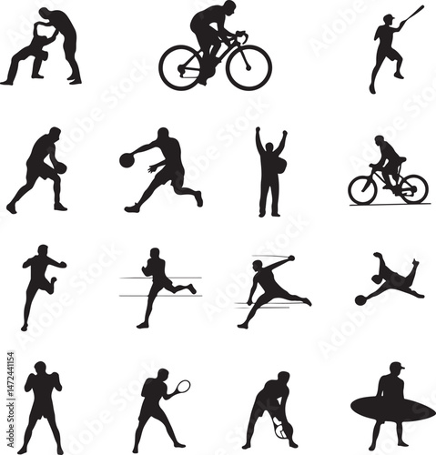 Sport Silhouette SVG – All-Around Athletic Vector Design

Fitness & Training SVG – Clipart for Active Lifestyle Projects

Athlete Vector Bundle – Perfect for Team Sports & Solo Events

Sports Activity