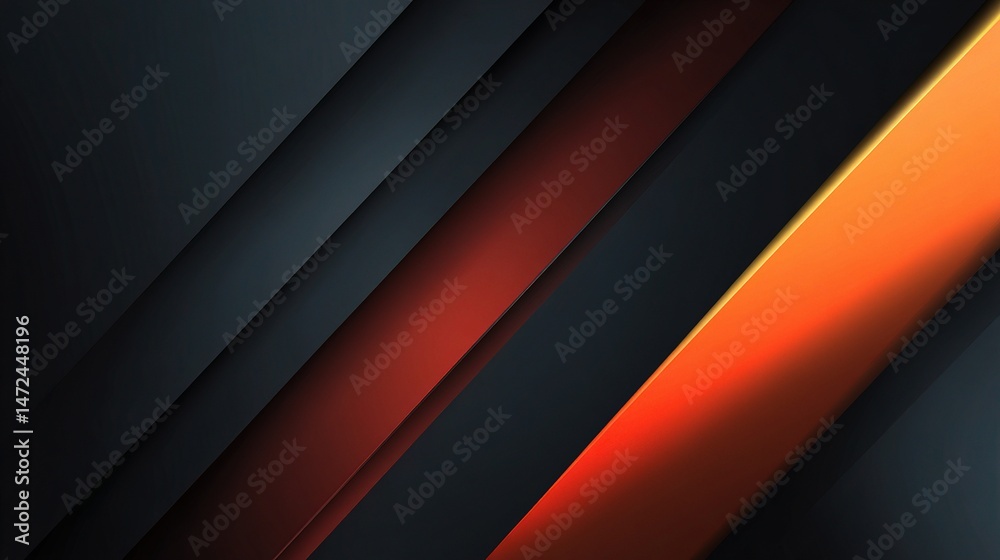 Stylish Minimalist Dark Background with Diagonal Lines and Gradient Stylish Minimalist Dark Background with Diagonal Lines and Gradient