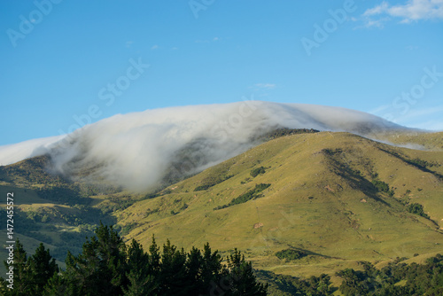 Scenic Rolling Hills with Clouds