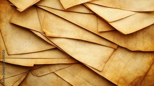 Old Vintage Paper Sheets Background for Textures and Designs