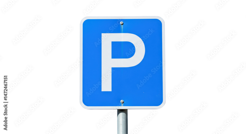 Isolated Parking sign Isolated Parking sign