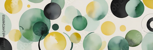 abstract background with colorful circles