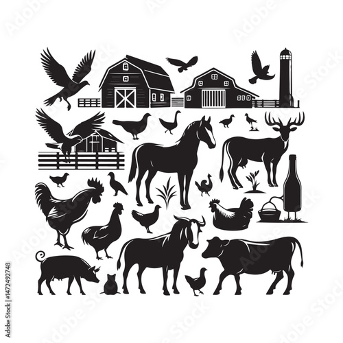Farm Animals Vector (3).eps