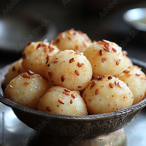 Jilaibi or Jilipi, a traditional Indian sweet food
