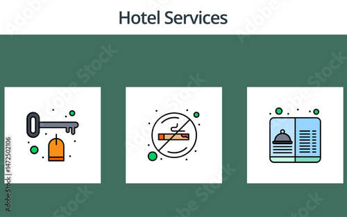 Hotel Service Icon, Hospitality Logo Symbol, Room Service Emblem, Bellhop Icon Design, Luxury Hotel Logo, Concierge Service Icon, Hotel Amenities Symbol, Modern Hospitality Logo, Travel and Stay Icon,