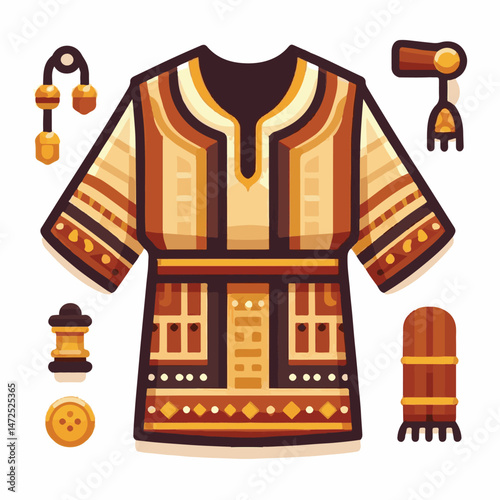 vector, illustration, drawing, apparel, clothing, tunic, sketch, outline, female, top, template, fashion, dress, woman, white, shirt, isolated, technical, sleeve, fabric, textile, style, casual, vinta