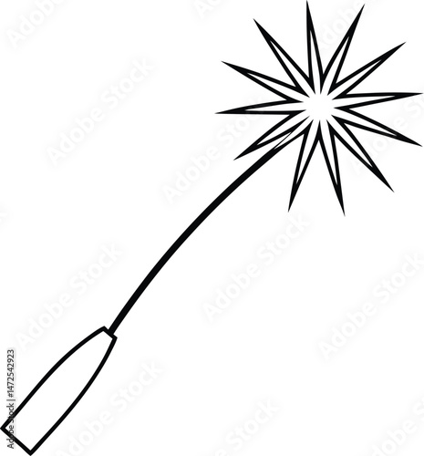 vector illustration of a compass