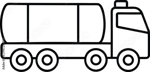 fuel truck vector illustration