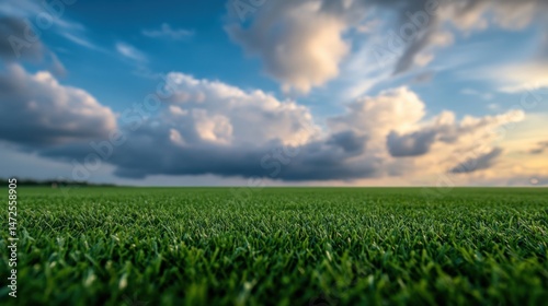 Green grass under sky