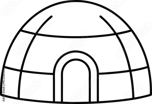 igloo icon vector illustration