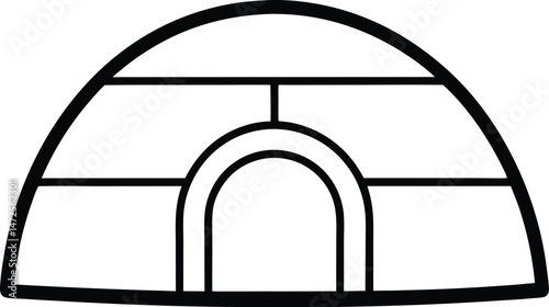 igloo icon vector illustration