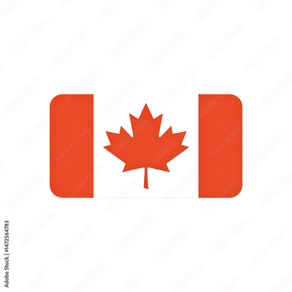 Obraz premium canada flag icon