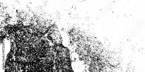 Abstract texture old damage dust particle dirty grainy on white background overlay vector textures.