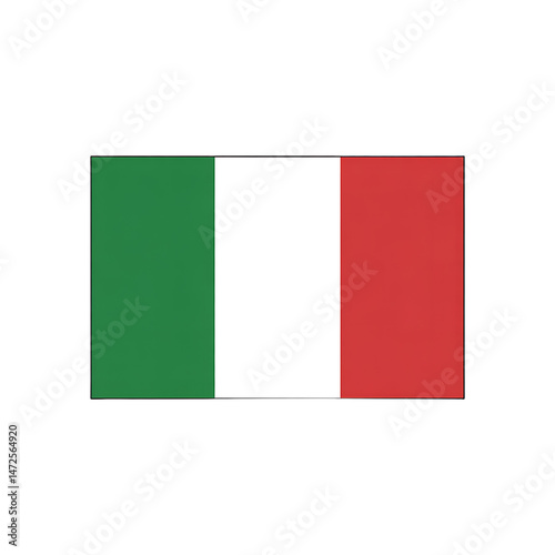 italian flag vector