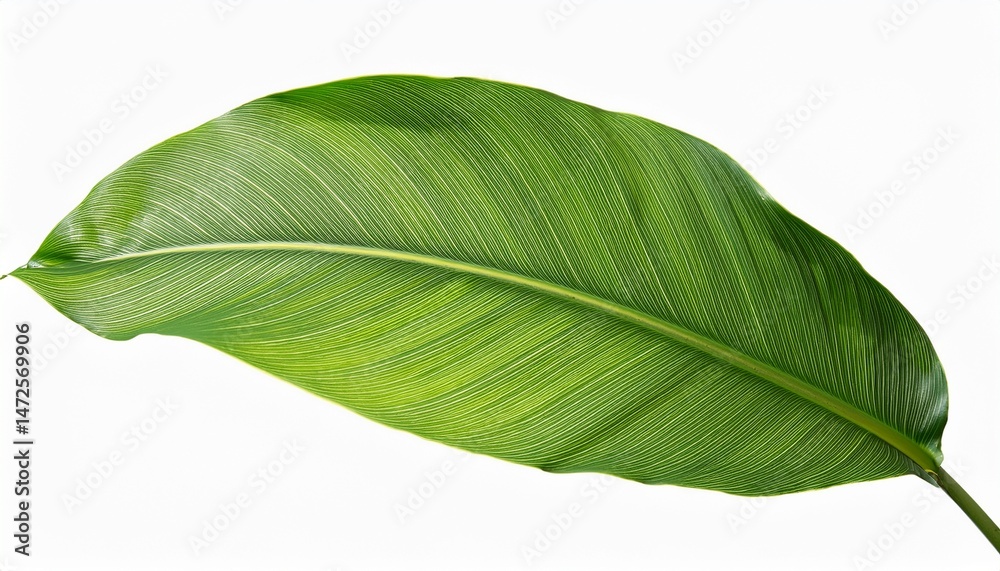 Obraz premium tropical leaf isolated on transparent background for design element