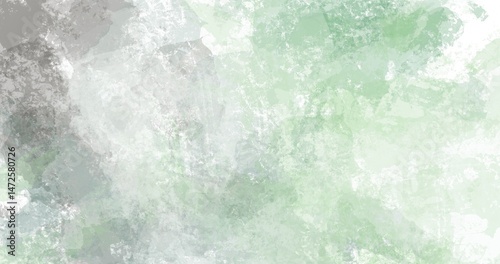 Serene brushstroke background with sage green, dark grey, and soft paint texture. Great for spa, wellness, organic beauty, and calming, elegant visuals.