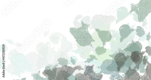 Trendy brushstroke background in sage green, deep grey, and muted olive. Great for fashion editorials, lookbooks, lifestyle branding, and textured modern visuals.