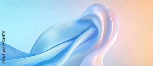 Abstract blue cloth texture background