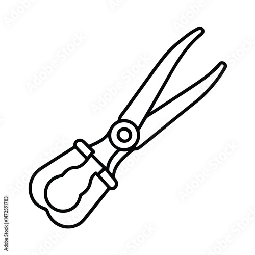 scissors isolated on white