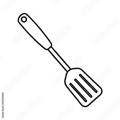 spatula isolated on white