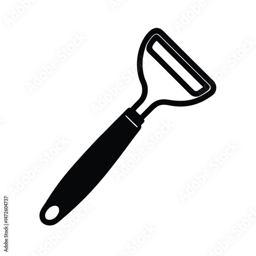 spatula on white background
