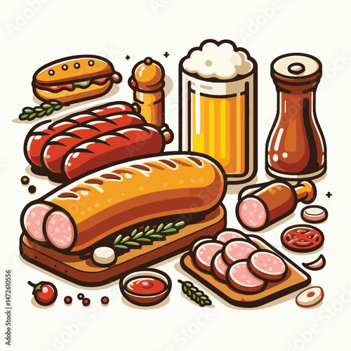 bratwurst, food, sausage, delicious, meat, grilled, meal, lunch, cooked, dinner, traditional, pork, barbecue, eat, grill, german, beef, cooking, hot, bbq, bavarian, snack, cuisine, wurst, roasted, gri