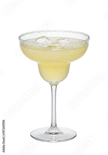 Wallpaper Mural Margarita cocktail in glass, rimmed with salt and crushed ice Torontodigital.ca